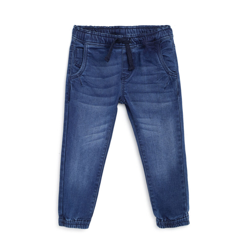 Boys Dark Blue Solid Long Trouser image number null
